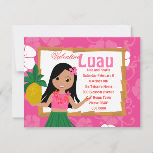 Convite Eu Te Amo Hula