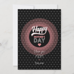 Convite Eu te amo mãe