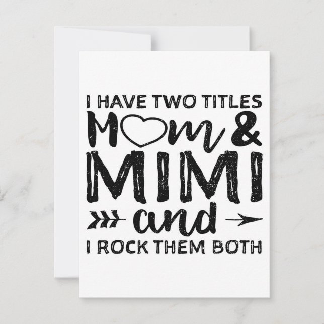 Convite Eu tenho duas mães e mimi...  (Frente)