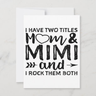 Convite Eu tenho duas mães e mimi...