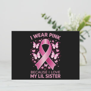 Convite Eu Uso Rosa Para a Consciência do Câncer de Mama d