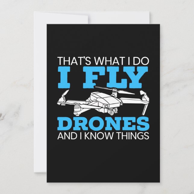 Convite Eu Voo Drones (Frente)