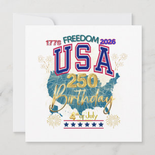 CONVITE EUA 250 ANOS DE LIBERDADE