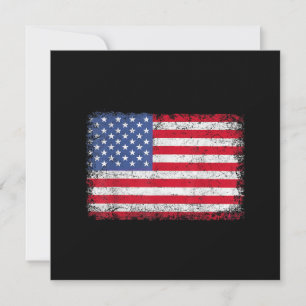 Convite EUA Bandeira Patriótica Americana Para Homens Meni