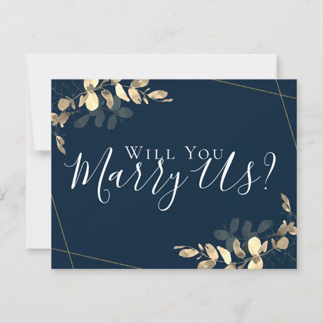 Convite Eucalipto Case-se Conosco Você Será Nosso Celebran (Frente)