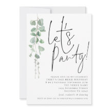 Eucalipto moderno deixa festejar qualquer idade de