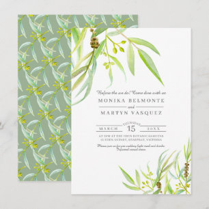 Convite Eucalyptus deixa janto de ensaio com aquarela