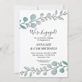 Convite Eucalyptus | Estamos comprometidos