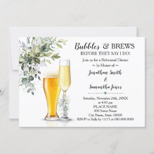 Convite Eucalyptus greenerase bolhas e ensaios de respira