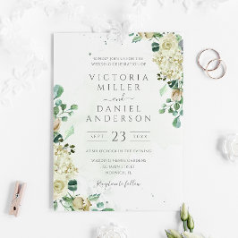 Convite Eucalyptus Greenery Deixa Casamento Floral Elegant