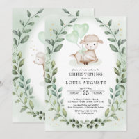 Eucalyptus Lamb Baby Sheening Baptism