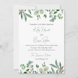 Convite Eucalyptus Suite