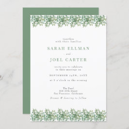 Convite Eucalyptus Wedding