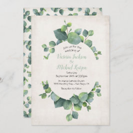 Convite Eucalyptus Wreath Weditation