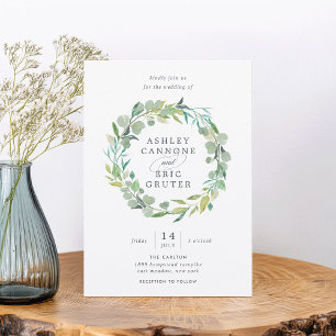 Convite Eucalyptus Wreath Weditation
