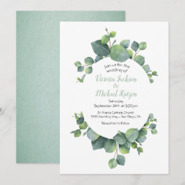 Convite Eucalyptus Wreath Weditation