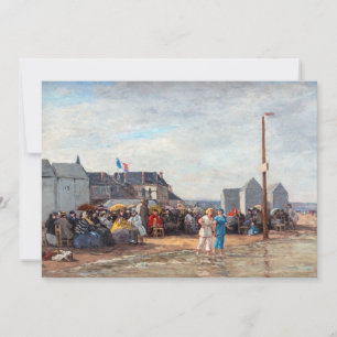 Convite Eugene Boudin - Hora do Banho em Trouville