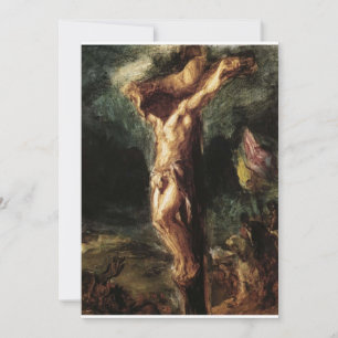 Convite Eugène Delacroix - Crucificação