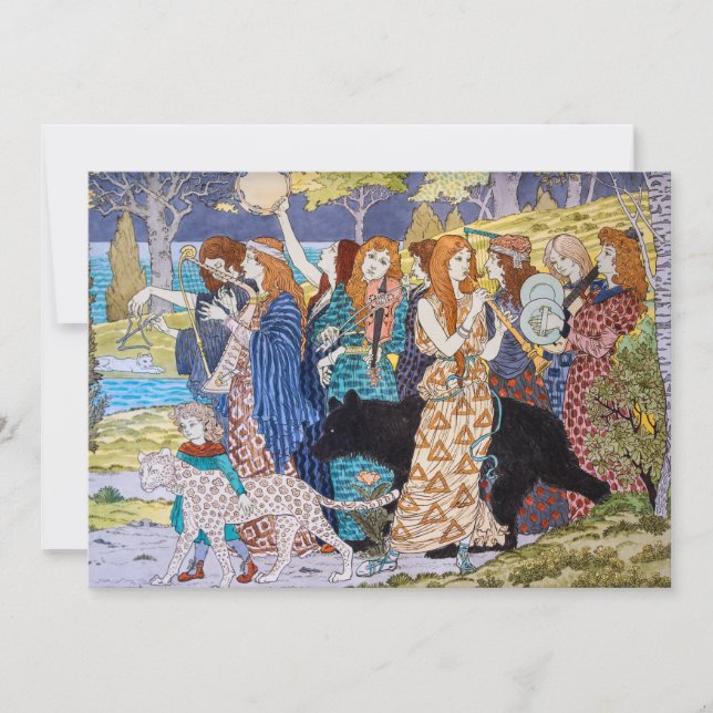 Convite Eugene Grasset - Harmony Decorative Panel (Frente)