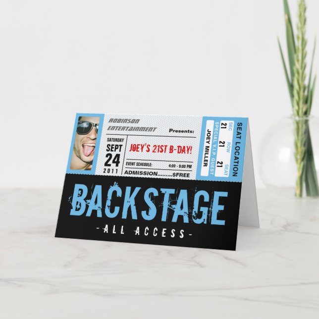 Convite Event Ticket (Frente)