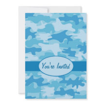 Evento Colorido do Camo Camuflage Azul