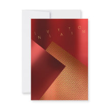 Evento Conceitual Chaveron Metal Red Ruby Dourado