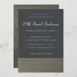 CONVITE EVENTO CORPORATIVO DE LINHA PRETA DE PRATA