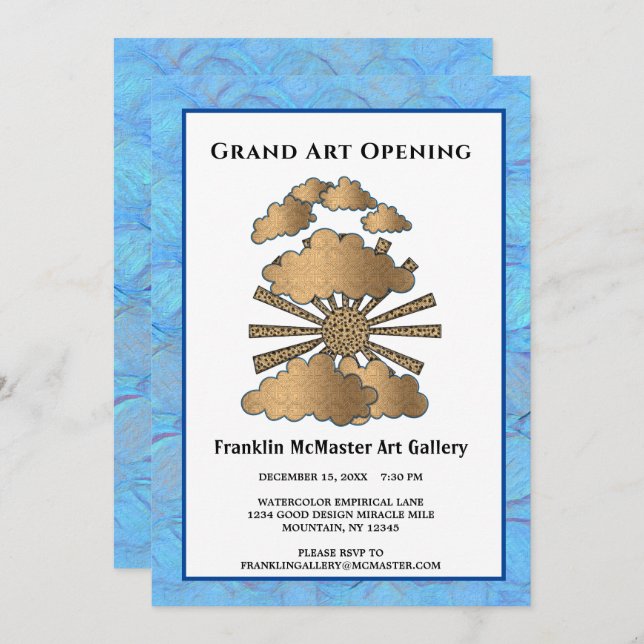 Convite Evento Corporativo Personalizado da Empresa (Frente/Verso)