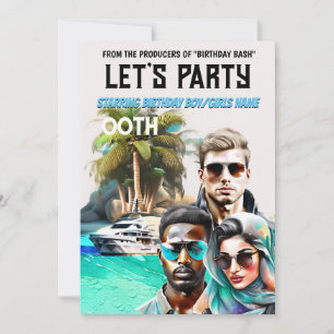 Convite Evento de aniversário do Movie poster espionador T