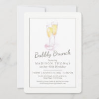 Evento de bolhas de champanhe para brunch