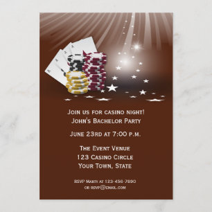 Convite Evento de Cassino