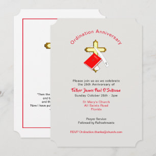 Convite Evento de Celebração de Aniversário da Ordenaç