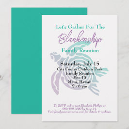 Convite Evento de Dia do Solteiro da Tartaruga de Arte Tri