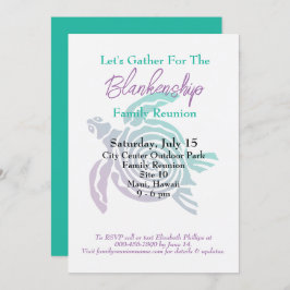 Convite Evento de Dia do Solteiro da Tartaruga de Arte Tri