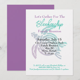 Convite Evento de Dia do Solteiro da Tartaruga de Arte Tri