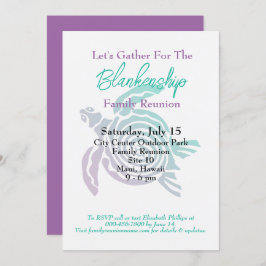 Convite Evento de Dia do Solteiro da Tartaruga de Arte Tri