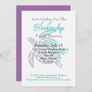 Convite Evento de Dia do Solteiro da Tartaruga de Arte Tri