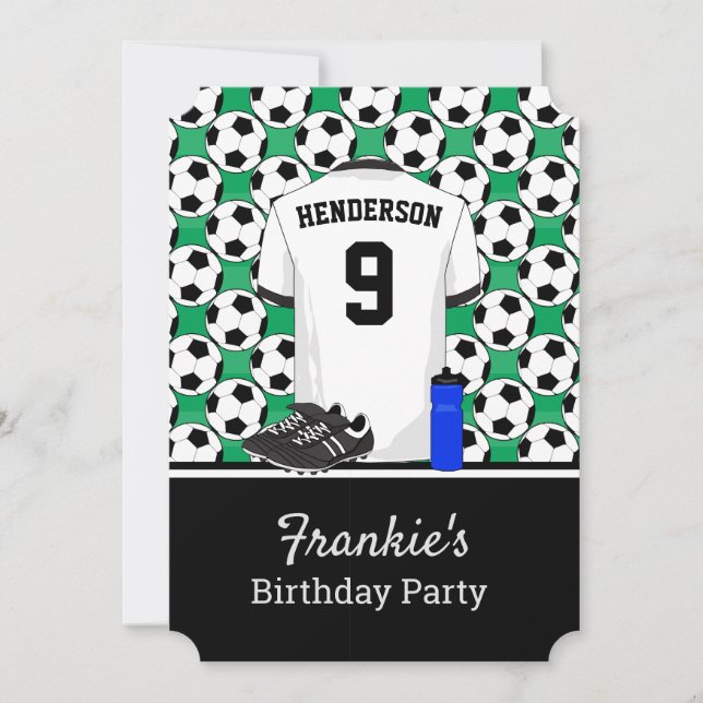 Convite Evento de futebol para jovens juniores (Frente)