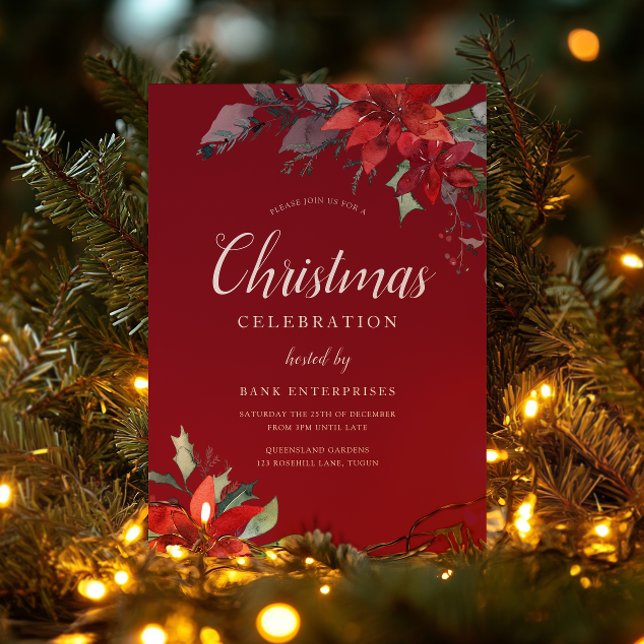 Convite Evento de Gala Corporativa do Partido do Natal Anu (Criador carregado)