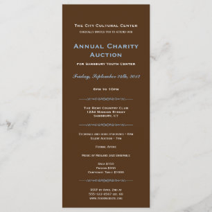 Convite Evento de gala de negócios azul de Espresso