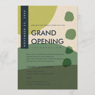 CONVITE EVENTO DE GRANDE ABERTURA DA ARTE ABSTRATA MODERNA