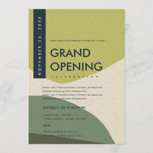 CONVITE EVENTO DE INAUGURAÇÃO GRANDIOSA DE ARTE ABSTRATA M