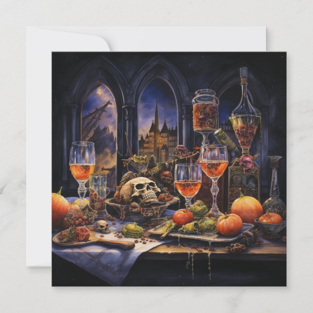 Convite 👻 "Evento de Terrors & Provandos"! 🍷 👻 Hallowee (Frente)