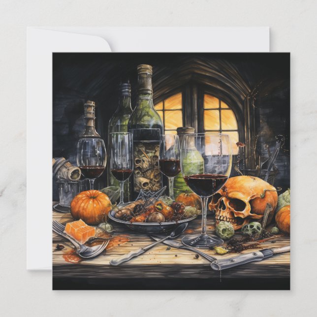 Convite 👻 "Evento de Terrors & Provandos"! 🍷 👻 Hallowee (Frente)