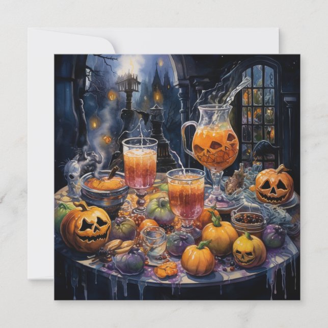 Convite 👻 "Evento de Terrors & Provandos"! 🍷 👻 Hallowee (Frente)