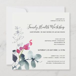 CONVITE EVENTO DE WORKSHOP EUCALYPTUS WREATH, FAUNA VERDE