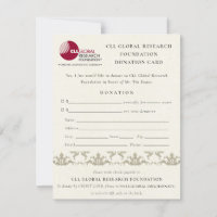 Evento do Seminário de Damasco de Prata, Doação de