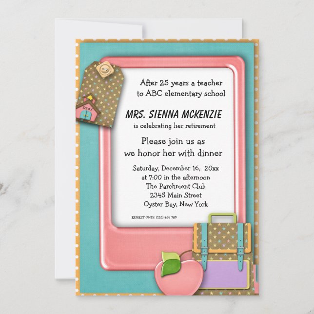 Convite Evento Escolar (Frente)