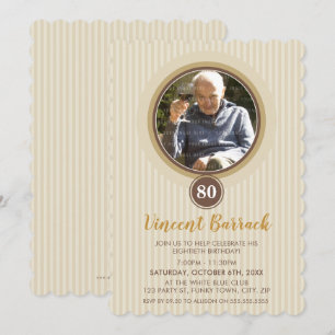 Convite EVENTO ESPECIAL CONVIDA adorável foto-spot gold