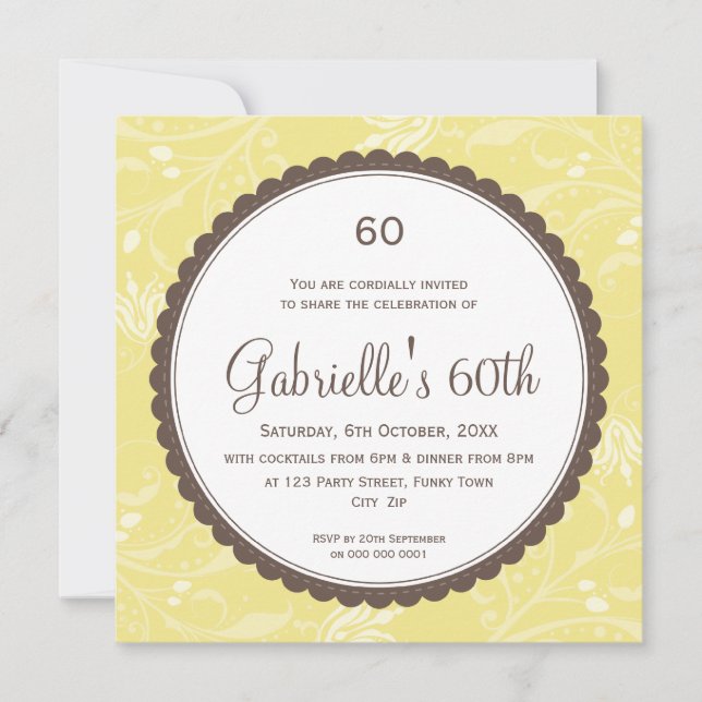 Convite EVENTO ESPECIAL CONVIDA :: escala redonda 4SQ (Frente)